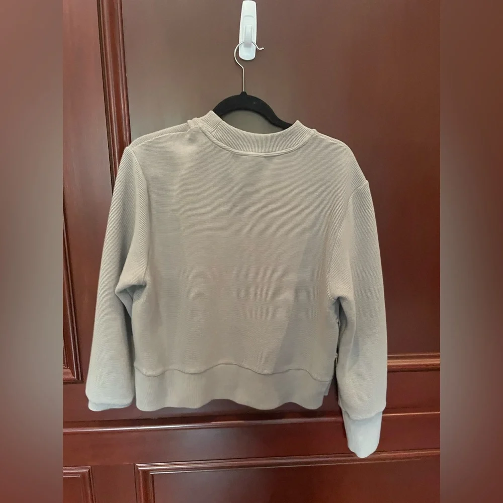 Dark grey Varley crewneck sweater - Picture 2 of 2